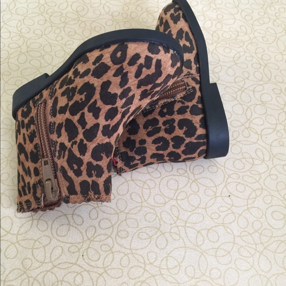 Baby Girls Lepard Zipper Garanimals  Infants Boot - Picture 7 of 8